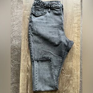 Ava + Viv midrise skinny black/gray jeans